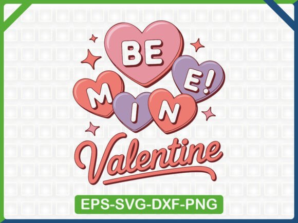 Candy Heart Valentine SVG: Graphics & T-Shirt Designs
