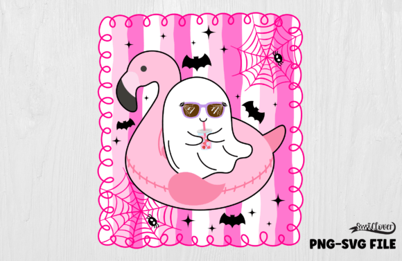 Halloween Summerween Ghost Summer PNG 9: T-Shirt Designs & Graphics
