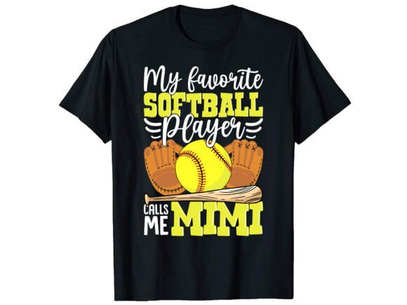 My Favorite Softball T-Shirt PNG SVG: Graphics for T-Shirt Designs
