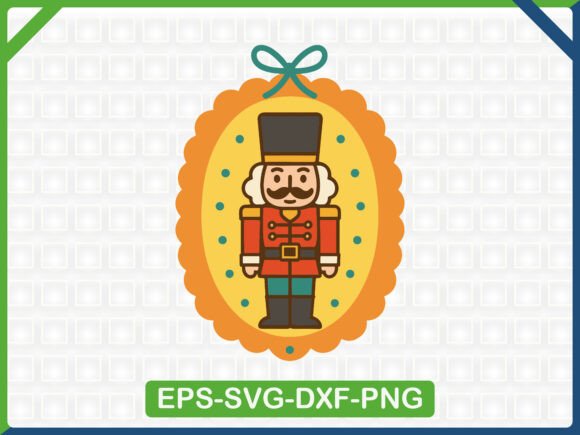 Nutcracker Soldier Coquette Frame: Graphics & T-Shirt Designs
