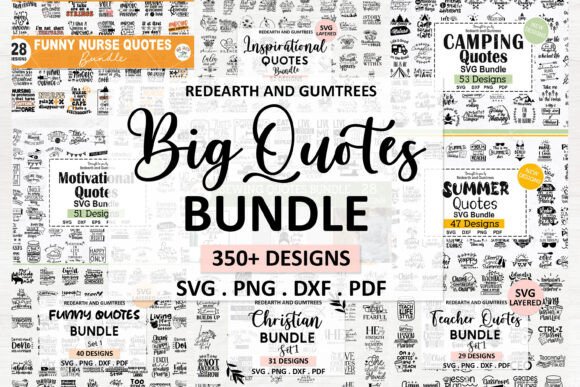 Ultimate Quotes SVG Bundle: Graphics for Crafts & Branding