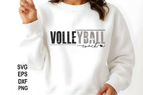 Volleyball Coach SVG & PNG Design Review